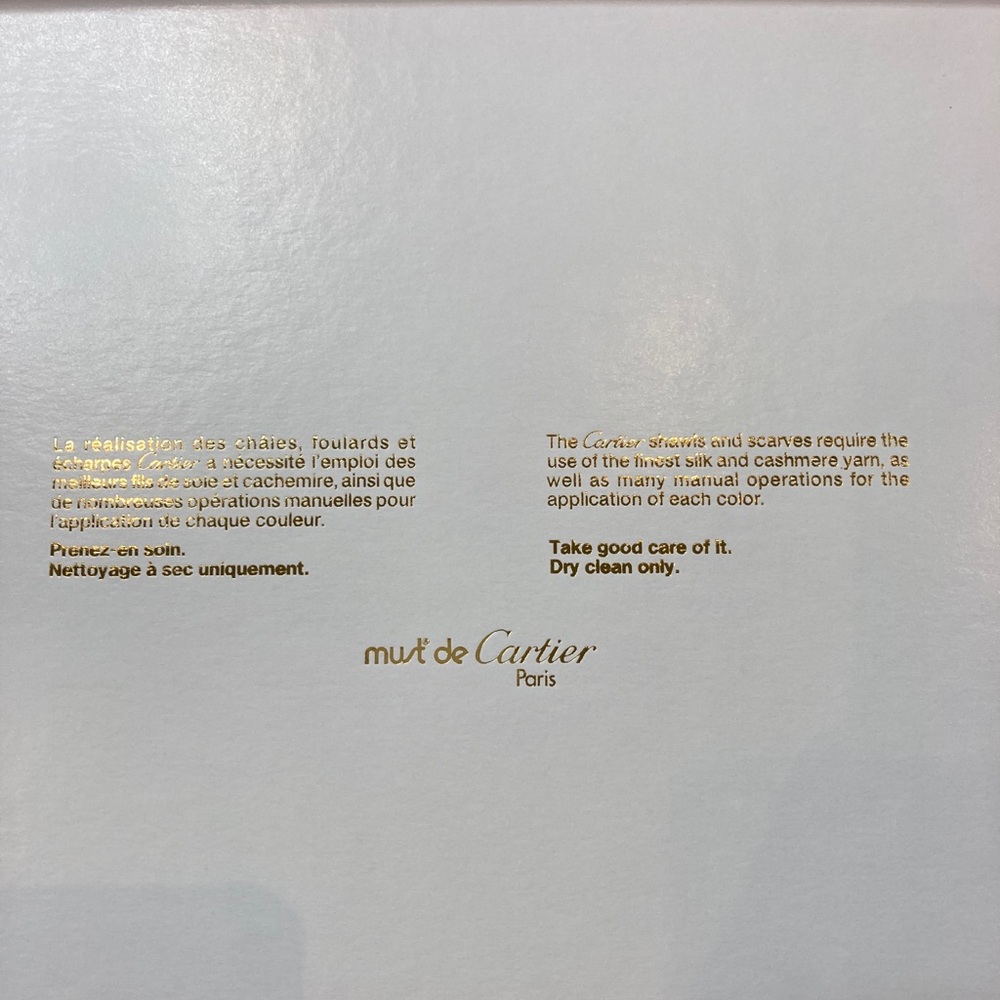 ❤️💚💙 CARTIER SILK SCARF AUTHENTIC - Picture 7 of 11